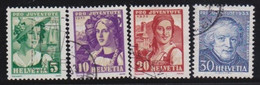 Schweiz    .    Yvert   .   267/270   .       O    .    Gestempelt - Usados