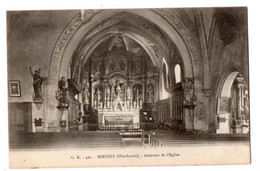 46706-ZE-74-MIEUSSY-Intérieur De L'Eglide-------------carte Commerciale------au Dos : SYNDICAT AGRICOLE D'AVESNES - Mieussy