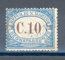 RSM F.lli USATI SEGNATASSE 018 - San Marino 1925 - 1v. Da C.10 - Timbres-taxe