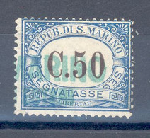 RSM F.lli USATI SEGNATASSE 019 - San Marino 1925 - 1v. Da C.50 - Strafport