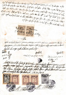 Turkey & Ottoman Empire -  Fiscal / Revenue & Rare Document With Stamps - 197 - Cartas & Documentos