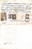 Turkey & Ottoman Empire -  Fiscal / Revenue & Rare Document With Stamps - 196 - Lettres & Documents