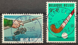 België, 1970, Nr 1547/48, Sterstempel LEERBEEK - Used Stamps