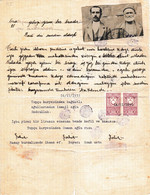 Turkey & Ottoman Empire -  Fiscal / Revenue & Rare Document With Stamps - 195 - Cartas & Documentos