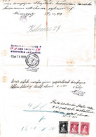 Turkey & Ottoman Empire -  Fiscal / Revenue & Rare Document With Stamps - 192 - Brieven En Documenten