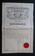 Portugal Contrat Assurance Feu Proprieté A Lamego Companhia De Seguros Douro 1938 Porto Insurance Policy Fire - Portogallo