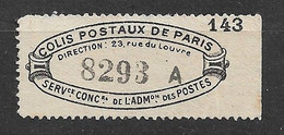 France Colis Postaux  Paris  Cérès N° 84    Neuf  ( *  )   B/TB  Voir Scans Solde - Mint/Hinged