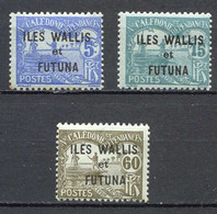 WALLIS Et FUTUNA ⭐⭐ TAXE > Yvert N° 1 + 3 + 7 ⭐⭐ Neuf Luxe - MNH ⭐⭐ Petite Rousseur Visible Au Dos - Postage Due