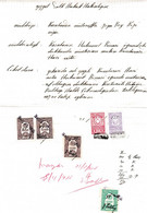 Turkey & Ottoman Empire -  Fiscal / Revenue & Rare Document With Stamps - 164 - Brieven En Documenten