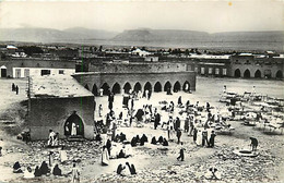 Pays Div -ref CC415- Mauritanie - Le Marché Vu De La Falaise De L Adrar - - Mauritanie