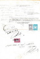 Turkey & Ottoman Empire -  Fiscal / Revenue & Rare Document With Stamps - 156 - Brieven En Documenten