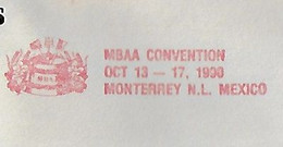 USA 1989 Cover From Madison To Brazil Meter Stamp Pitney Bowes Slogan Master Brewers Association Of The Americas Barrel - Bier