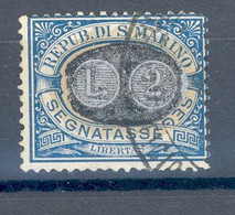 RSM F.lli USATI SEGNATASSE 028 (Mascherine) - San Marino 1931 - 1v. Da L.2 Su C.5 - Timbres-taxe