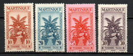 Col32 Colonie Martinique Taxe N° 23 à 26 Neuf X MH Cote : 7,00€ - Postage Due
