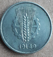 DUITSLAND/D.D.R.: SCARCE1 PFENNIG 1949 A KM 1 - 1 Pfennig