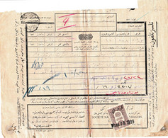 Turkey & Ottoman Empire -  Fiscal / Revenue & Rare Document With Stamps - 62 - Storia Postale