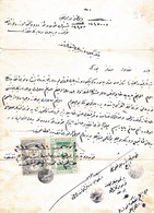 Turkey & Ottoman Empire -  Fiscal / Revenue & Rare Document With Stamps - 57 - Covers & Documents