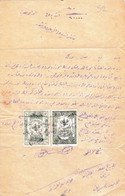 Turkey & Ottoman Empire -  Fiscal / Revenue & Rare Document With Stamps - 52 - Briefe U. Dokumente