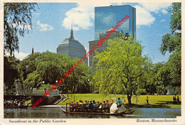 Swanboat In The Public Garden - Boston - Massachusetts - United States USA - Boston