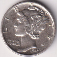 1942 S , MERCURY DIME - 1916-1945: Mercury (kwik)