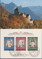 1988 Liechtenstein MC 82 Mi: LI BL13°, Y&T: LI BF 16°, ZNr. LI 885°, Tronfolge Zum 50. Regierungsjubiläum - Autres & Non Classés