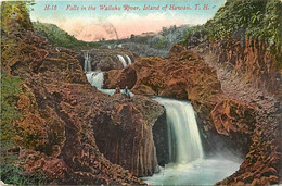 Pays Div -ref CC385- Etats Unis -usa - Falls In The Wailuku River - Island Of Hawai - Cascades - Cascade  - - Big Island Of Hawaii