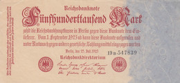 Germany #92, 500 000 Marks 1923 Banknote - 500000 Mark
