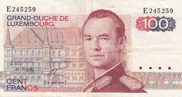 Luxembourg #69b, 100 Francs, 1980 Banknote - Luxemburg
