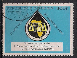 Benin 1997 - Assoc.of African Petroleum Producers 10th Anniv Scott#1038 - Used - Bénin – Dahomey (1960-...)