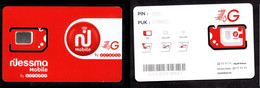 Tunisia- Tunisie - Nesma Mobile By Ooredoo - MiniMicroNano SIM Card 4G - Not Used- Rare-  Excellent Quality - Tunisie