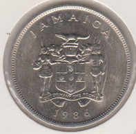 @Y@  Jamaica     25   Cents    1986    UNC    (416) - Jamaica