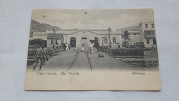 ANTIQUE POSTCARD CABO VERDE SÃO VICENTE - ALFANDEGA UNUSED 1900'S - Cap Vert