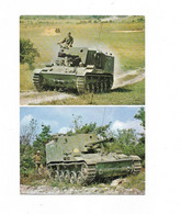 F 675 / 676 OBUSIER ET AMX 30  LOT 2 CARTES - Materiale