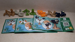 2019 Ferrero - Kinder Surprise - DV055, DV057 & DV058 - Natoons - Climbing Animals - Complete Set + 3 BPZ's - Monoblocs