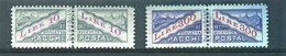 SAN MARINO 1953 PACCHI POSTALI 2 VALORI ** MNH - Spoorwegzegels