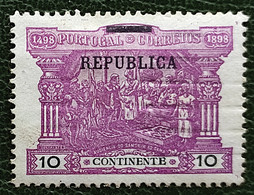 Timbres - Portugal - 1898 - 10 Reis - Republica - Continente - Neufs