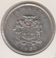 @Y@  Jamaica     25   Cents    1982    UNC    (420) - Jamaique