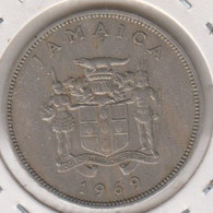@Y@  Jamaica     25   Cents    1969      (423) - Jamaica