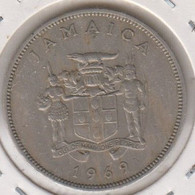 @Y@  Jamaica     25   Cents    1969      (423) - Jamaique