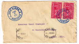 Lettre 1929 De Cartago San José Vers Paris - Costa Rica