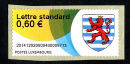 452 Lux 2014 YT.6 Mnh** (Offers Welcome!) - Automatenmarken