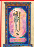 ZUN-11 PTAH Egyptian Zodiac Bfalance Libra  Le Maître De La Vérité Et De La Justice. Zodiaque Egyptien. Dos Blanc NC - Astrología