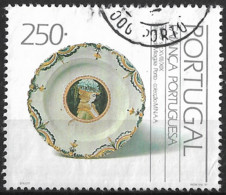 Portugal – 1991 Faience 250. Used Souvenir Sheet Stamp - Oblitérés