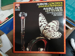 63 //  ALBINONI CONCERTOS POUR DEUX TROMPETTES MAURICE ANDRE ET GUY TOUVRON - Instrumental
