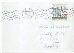 Czechoslovakia Letter Brno Via Yugoslavia 1970,stamp Motive 1970 The 25th Anniversary Of Kosice Reforms - Cartas & Documentos