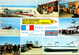 (1 Oø 37) France - Hoverport Boulogne Le Portel - (posted 1974) TAXED - Returned To Sender / RTS - Aerodeslizadores