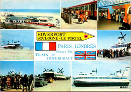 (1 Oø 37) France - Hoverport Boulogne Le Portel - (posted 1974) TAXED - Returned To Sender / RTS - Hovercraft