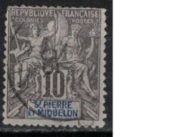 SAINT PIERRE ET MIQUELON             N°  YVERT  63  OBLITERE     ( OB    06/ 12 ) - Used Stamps