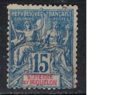 SAINT PIERRE ET MIQUELON             N°  YVERT  64   OBLITERE     ( OB    06/ 12 ) - Used Stamps