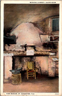 Florida St Augustine Fort Marion Guard Room Wishing Chimney 1929 Curteich - St Augustine